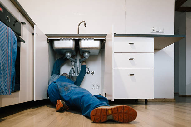 Professional Drain Cleaning technician working in Stockton, MD